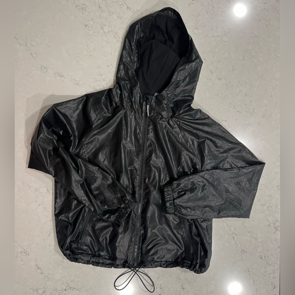 Good American Cropped Windbreaker